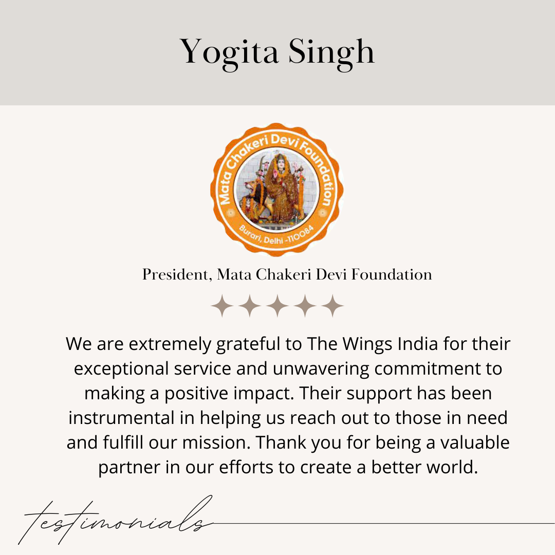 Client Testimonal - The Wings India