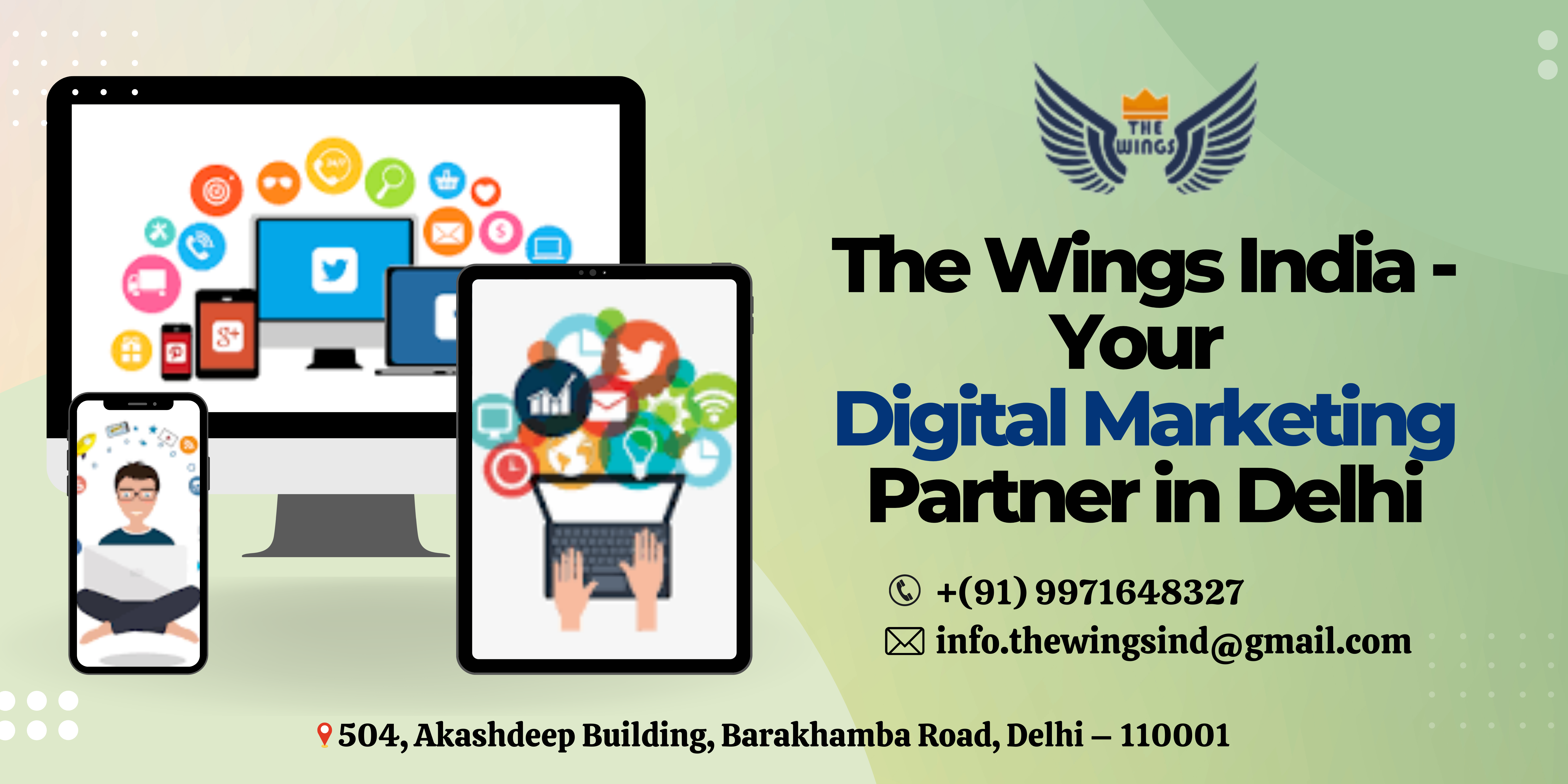 Top Digital Marketing Company in Delhi - The Wings India