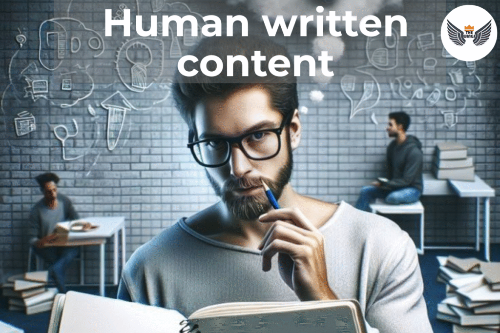 Human-written content